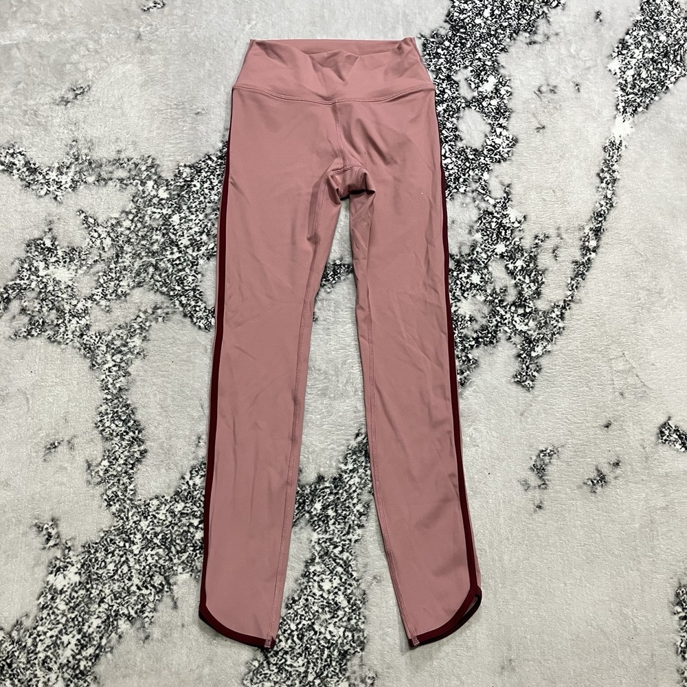Gilly Hicks NWT Pink High Rise Leggings Contrast Stripe Athletic‎ Pants S